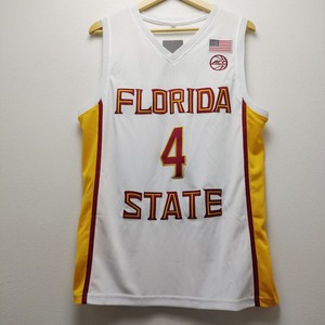 4号巴恩斯大学球衣 斯科蒂佛罗里达刺绣篮球服复古美式运动背心