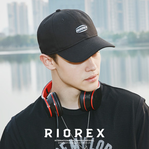 RIOREX/力嘶帽子男字母刺绣有嘻哈同款棒球帽潮男士鸭舌帽女韩版