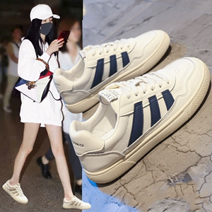香港潮牌春季爆款2024年新款小白鞋女鞋韩版百搭运动鞋高级感板鞋