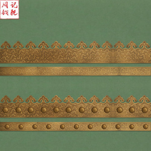 中式仿古大门铜条包角包边条门条铜片木门装饰铜配件铜条纯铜压条