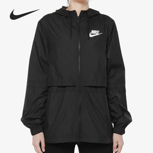 Nike/耐克正品2019春秋新款 女子运动休闲透气连帽外套夹克AJ2983