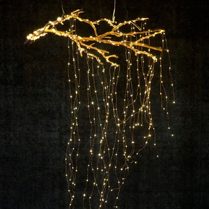 5V LED铜线灯串灯圣诞星星节日橱窗装饰户外防水挂树彩灯树藤灯