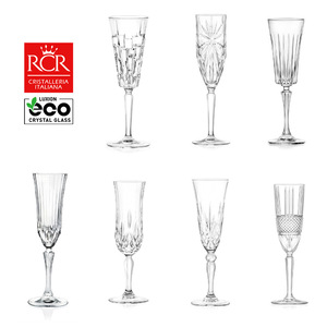意大利进口RCR气泡香槟酒杯冰酒甜酒杯水杯水晶玻璃结婚礼物轻奢