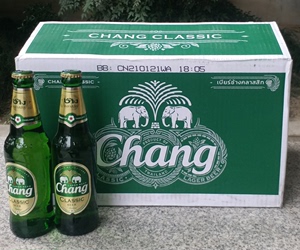 象牌啤酒泰国原装进口chang大象啤酒320ml*24瓶川渝包邮咨询优惠