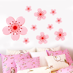 樱花遮丑墙壁贴纸客厅卧室自粘防水花朵墙纸墙贴温馨墙面装饰贴画