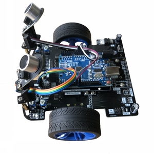 兼容Arduino超声波智能跟随小车遥控循迹动态跟随行李箱行驶 电子