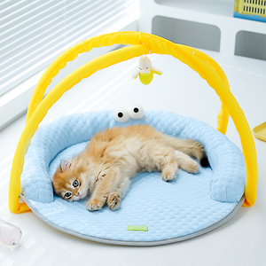 猫窝夏季猫床猫垫子睡觉用四季通用凉垫猫咪沙发夏天凉席宠物冰垫