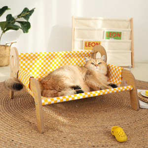 猫窝夏季猫床四季通用吊床夏天摇篮床小狗窝可拆洗猫躺椅猫咪沙发