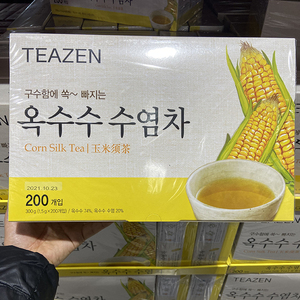 韩版木韩国进口TEAZEN玉米须龙须无糖代用花草喝茶养生茶包礼盒装
