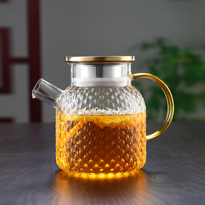 耐热玻璃水壶泡茶壶煮茶壶可加热加厚防爆凉水壶高硼硅玻璃冷水壶
