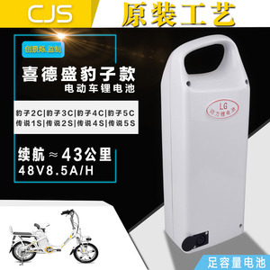 48V喜德盛传说1S 2S 4S 5S豹子2C 3C 4C 5C电动自行车锂电池 电瓶