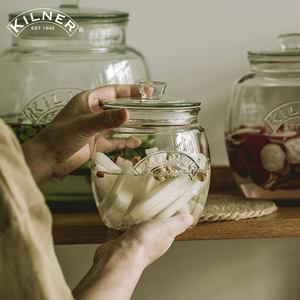 玻璃密封罐kilner泡菜坛子家用食品级腊八蒜腌菜罐腌咸菜缸储物罐