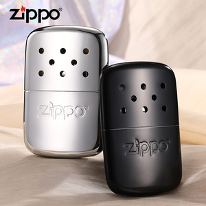 正版美国zippo怀炉暖手炉美版黑色怀炉zippo打火机触媒暖手宝芝宝