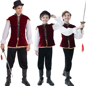 欧洲骑士服装大臣扮演服成人儿童英国伯爵服cos中世纪话剧演出服