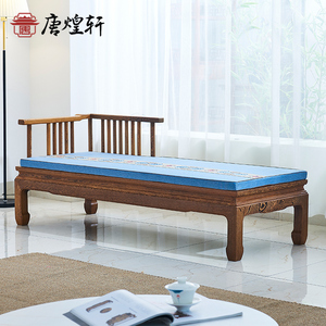 红木罗汉床硬木新中式小户型床榻沙发榻午休床单人床组合鸡翅木