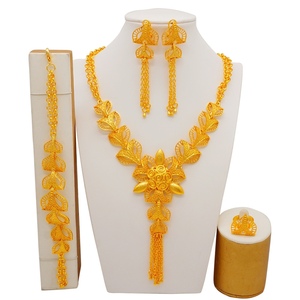 泰国钛钢宫廷首饰印度镀真金独特设计女式珠宝精品欧美时尚配饰
