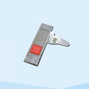 配电柜平面锁MS603机柜锌合金配电箱门锁弹跳按钮可带钥匙柜锁