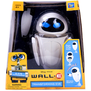 机器人总动员 Wall-E 会变形变眼睛伊娃 EVE瓦力可动关节公仔摆件