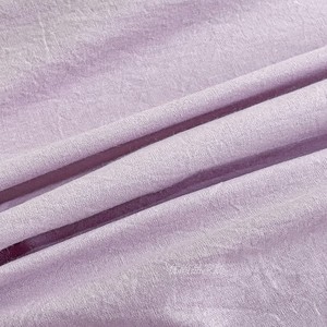 浅紫纯色全棉床单单件水洗香芋紫色纯棉被单单人1.2双人1.51.82米