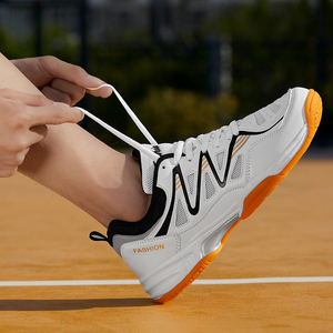 男女羽毛球鞋牛筋底学生运动鞋减震防滑透气乒乓球排球网球鞋