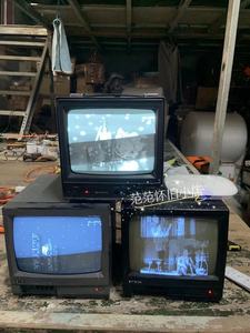 怀旧老式9寸黑白电视机老显示器电视机插优盘播放
