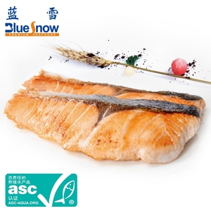 【蓝雪】ASC认证  智利三文鱼柳 冷冻水产海鲜250g/袋x2 去刺去骨
