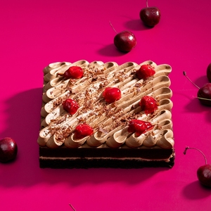 诺心黑森林可可樱桃蛋糕动物奶油网红创意甜品生日蛋糕同城配送