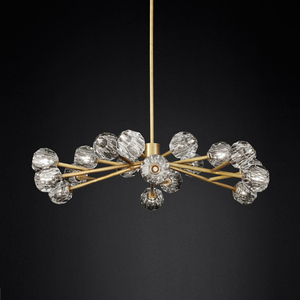 岚蔻灯饰 后现代客厅水晶球枝形吊灯 奢华样板间创意设计师的灯