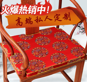 中式红木椅子坐垫红木沙发坐垫餐椅茶椅垫办公室实木棕垫海绵定做