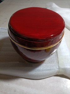 乔迁谢天地用的饭桶红油漆手工做的饭桶谢红用的木头饭桶