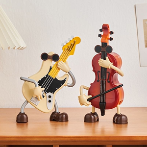 创意小提琴摆件音乐盒八音盒家居装饰品玄关书柜男孩儿童生日礼物