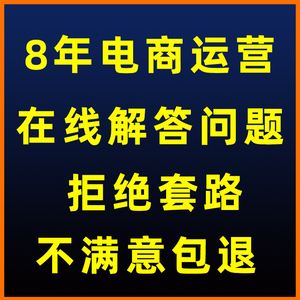 淘宝店铺代运营电商新开店陪跑网店问题咨询直通车万相台托管指导