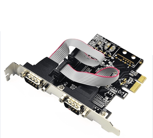 西霸FG-EMT03C PCI-E2口RS232串口扩展卡9针com卡 E1-PCE99100-2S