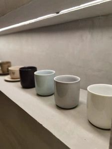 丹麦品牌MENU精品双层陶瓷保温隔热水杯马克杯INS风咖啡拿铁杯