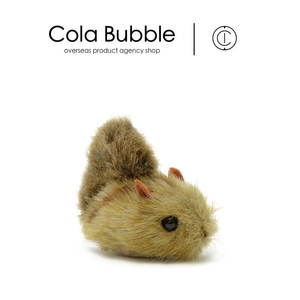 日本aqua正版仿真动物限量小号花栗鼠公仔小老鼠玩偶娃娃毛绒玩具