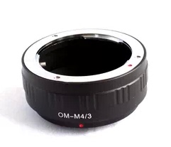 转接环 OM-M4/3OM手动镜头转M43 接口G1，GF1，EP1 转接环