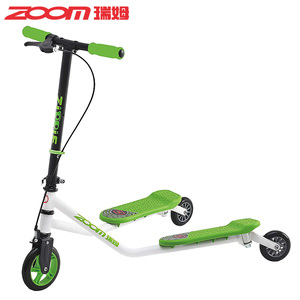 ZOOM瑞姆蛙式滑板车儿童剪刀车3轮可折叠轮滑新款童车正品