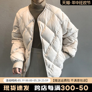 秋冬女装2024年新款爆款小个子菱格棉服韩系外套棉袄冬款加厚棉衣