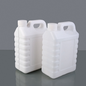 2.5L 2.5KG 塑料提手扁罐 香精香料瓶胶水桶酒桶油壶白色 半透明