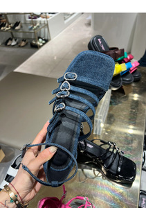 韩国小众凉鞋女增高夏季新款防水台矮子乐芭比鞋玛丽珍坡跟罗马鞋