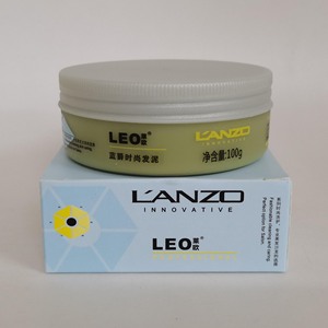 LEO莱欧蓝爵时尚造型发泥蓬松自然清爽定型水晶发蜡