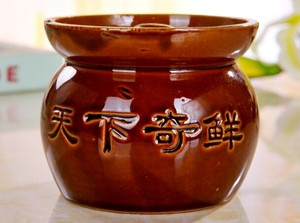 江西南昌景德镇瓦罐煨汤陶土炖盅隔水炖瓦缸汤陶瓷家用油罐调料罐