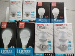 TOUVE托维led灯泡，E27灯口，3W、7W、9瓦，暖光和白光.