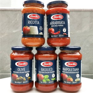 Barilla Pasta Sauce百味来橄榄/红辣椒/那不勒/瑞克特意面调味酱