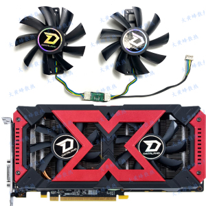 全新迪兰恒进RX580 570 RX560XT 4G X-Serial战将显卡风扇GA92B2U