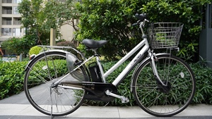 日本派克原装包装全新27寸助力自行车内三速不锈钢锂电池男女通用