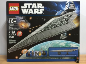 乐高LEGO 星球大战收藏UCS级别 帝国歼星舰 10221绝版现货
