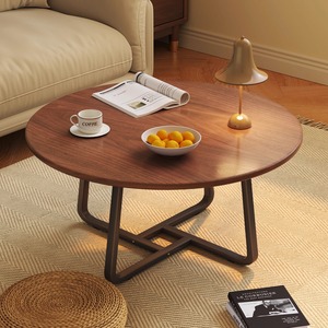 小茶几沙发边几边柜圆桌子简易家用移动床头桌小户型木桌迷你置物