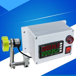 数显电子计米器滚轮式高精度长度控制器封边机工业电记米器显示器