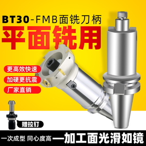 平面型数控刀柄BT30-FMB32-45L加工中心车床铣刀盘连接杆CNC刀具